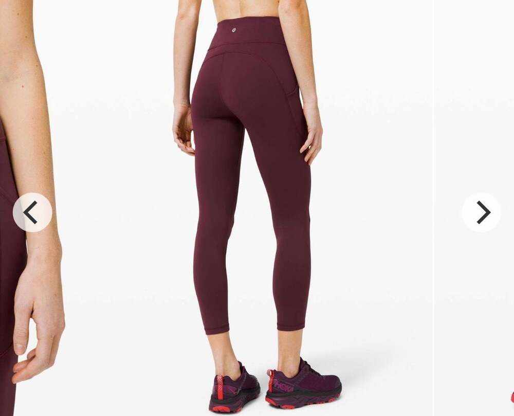 Lululemon Invigorate High-Rise Tight 25" Cassis Size 8